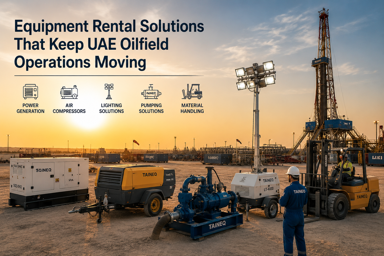 Equipment Rental Solutions that Keep UAE Oilfield Operations Moving